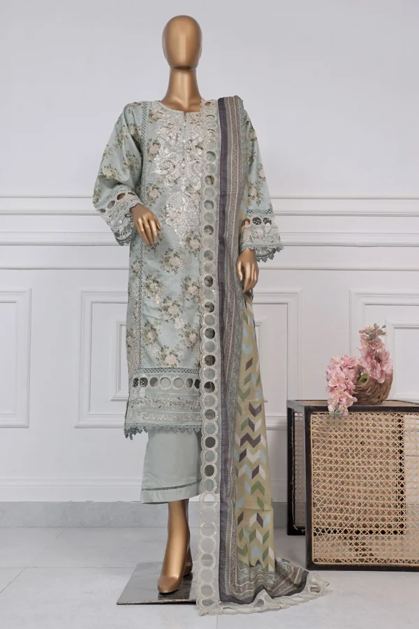 Signature By Sada Bahar Stitched 3 Piece Festive Emb Lawn Collection'2025-D-4015-Min