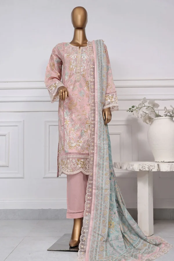 Signature By Sada Bahar Stitched 3 Piece Festive Emb Lawn Collection'2025