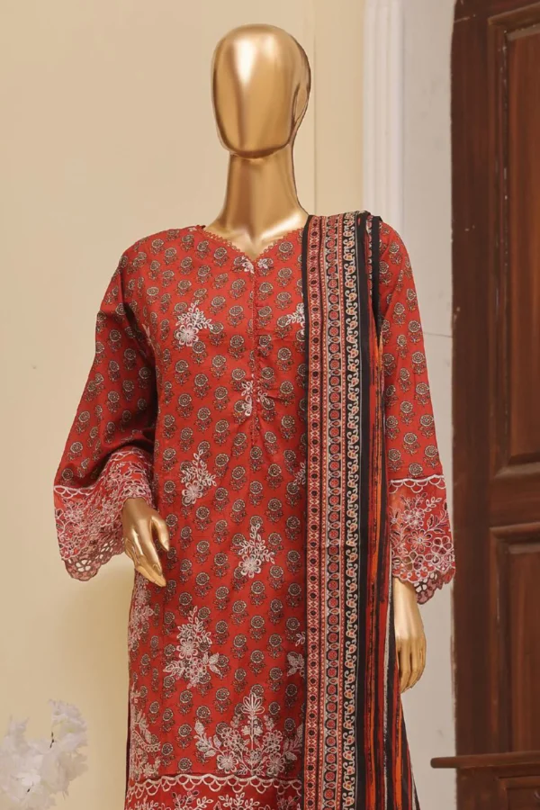 Binsaeed  Embroidered Lawn Suit