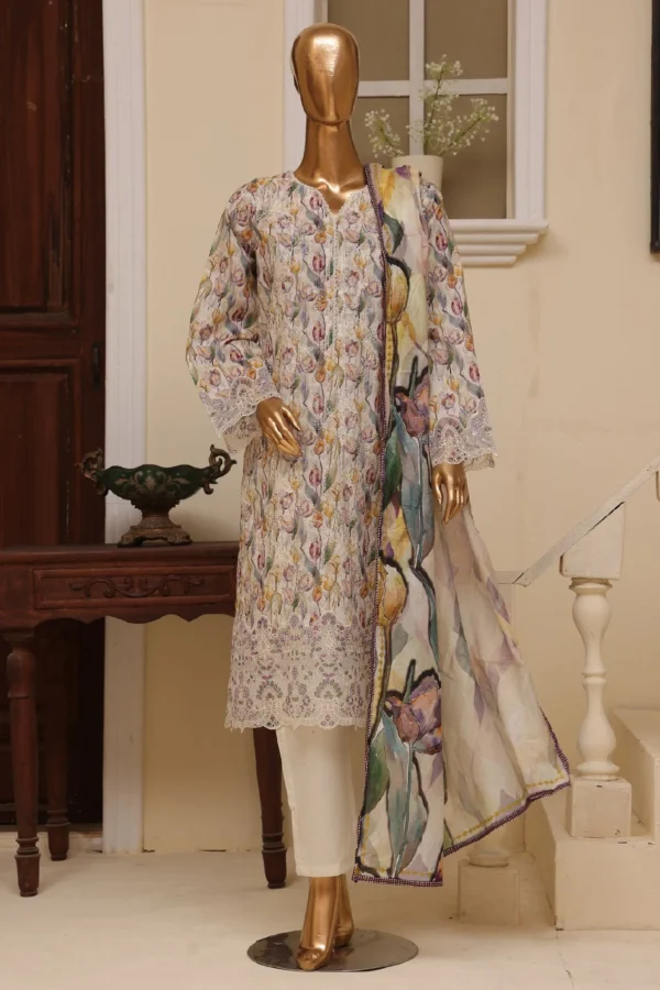 Binsaeed Embroidered Lawn Suit